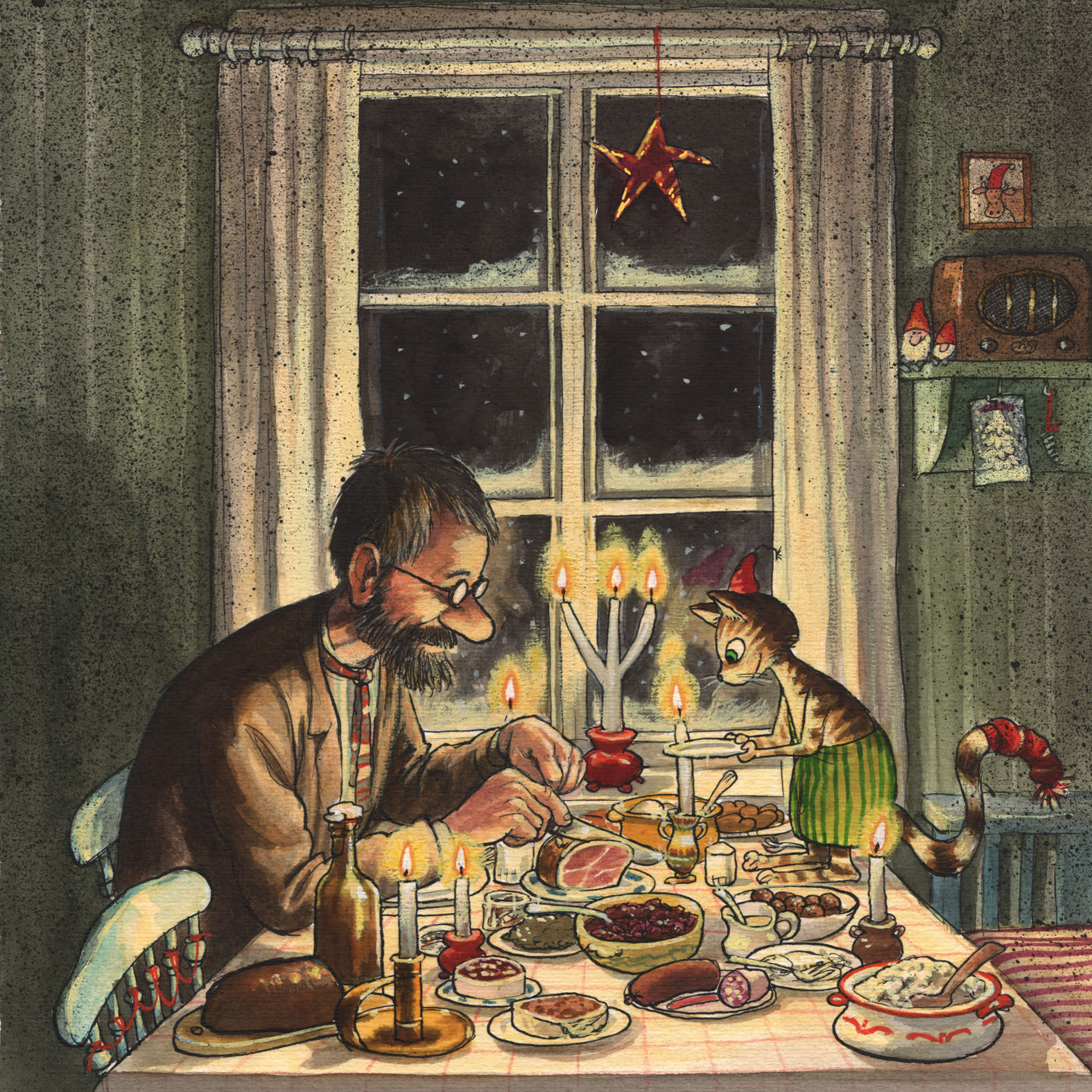Barnteater Pettson och Findus firar jul Pargas portal