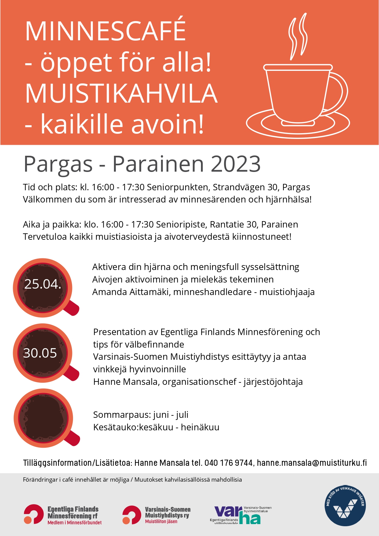 Muistikahvila Minnescafé